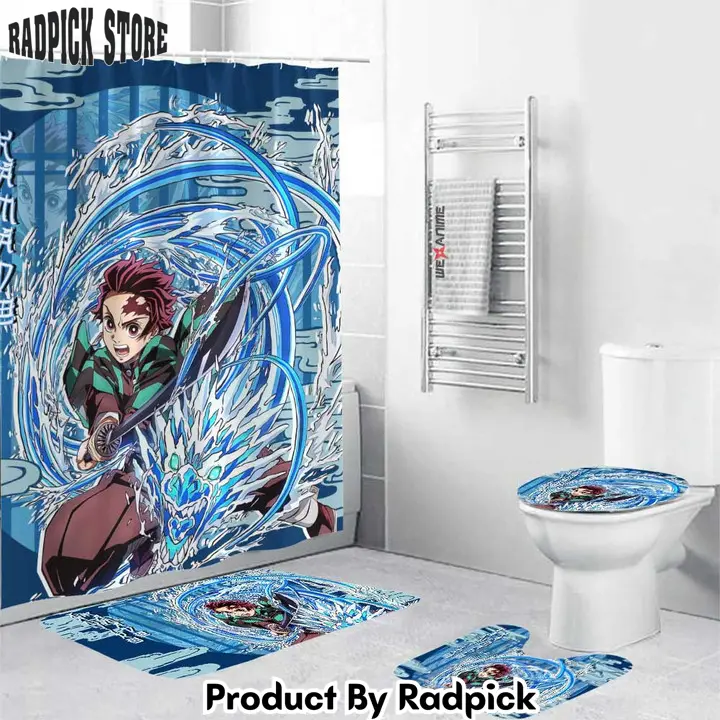 Demon slayer tanjiro kamado combo bathroom set   rp0159932